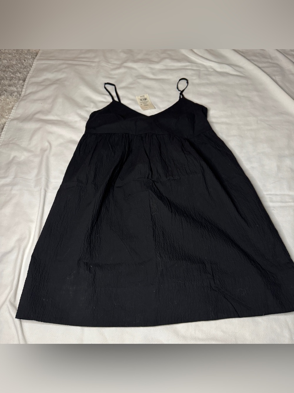 Women's Black Sleeveless Dress with Spaghetti Straps- A New Day